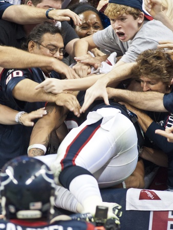 Arian Foster in crowd